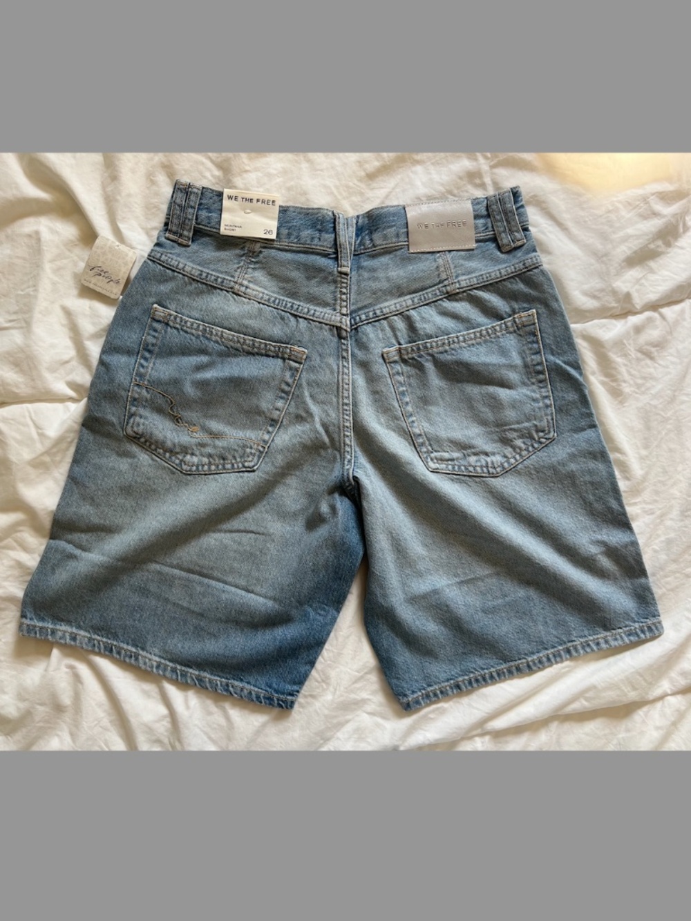 NWT Free People Montana Shorts Cowgirl Blues W 26 We The Free - Picture 3 of 14